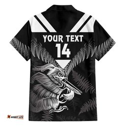 Aotearoa Silver Fern Rugby Custom Hawaiian Shirt 2024 Go Kiwi