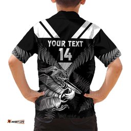 Aotearoa Silver Fern Rugby Custom Hawaiian Shirt 2024 Go Kiwi