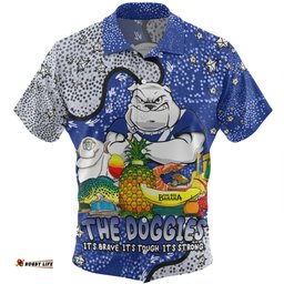 Canterbury-Bankstown Bulldogs Custom Hawaiian Shirt - Australian Big Things Hawaiian Shirt
