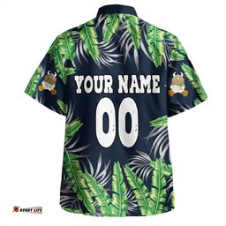 Canberra Raiders Custom Hawaiian Shirt - Tropical Patterns Canberra Raiders Hawaiian Shirt