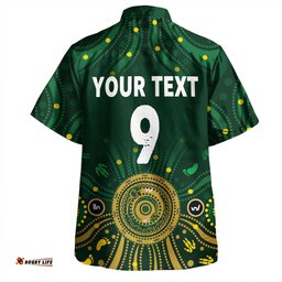 Australia Aboriginal Custom Hawaiian Shirt - Snake Circle And Symbols With Aboriginal Style Hawaiian Shirt