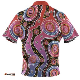 Australia Aboriginal Hawaiian Shirt - Aboriginal Background Featuring Dot Design Hawaiian Shirt