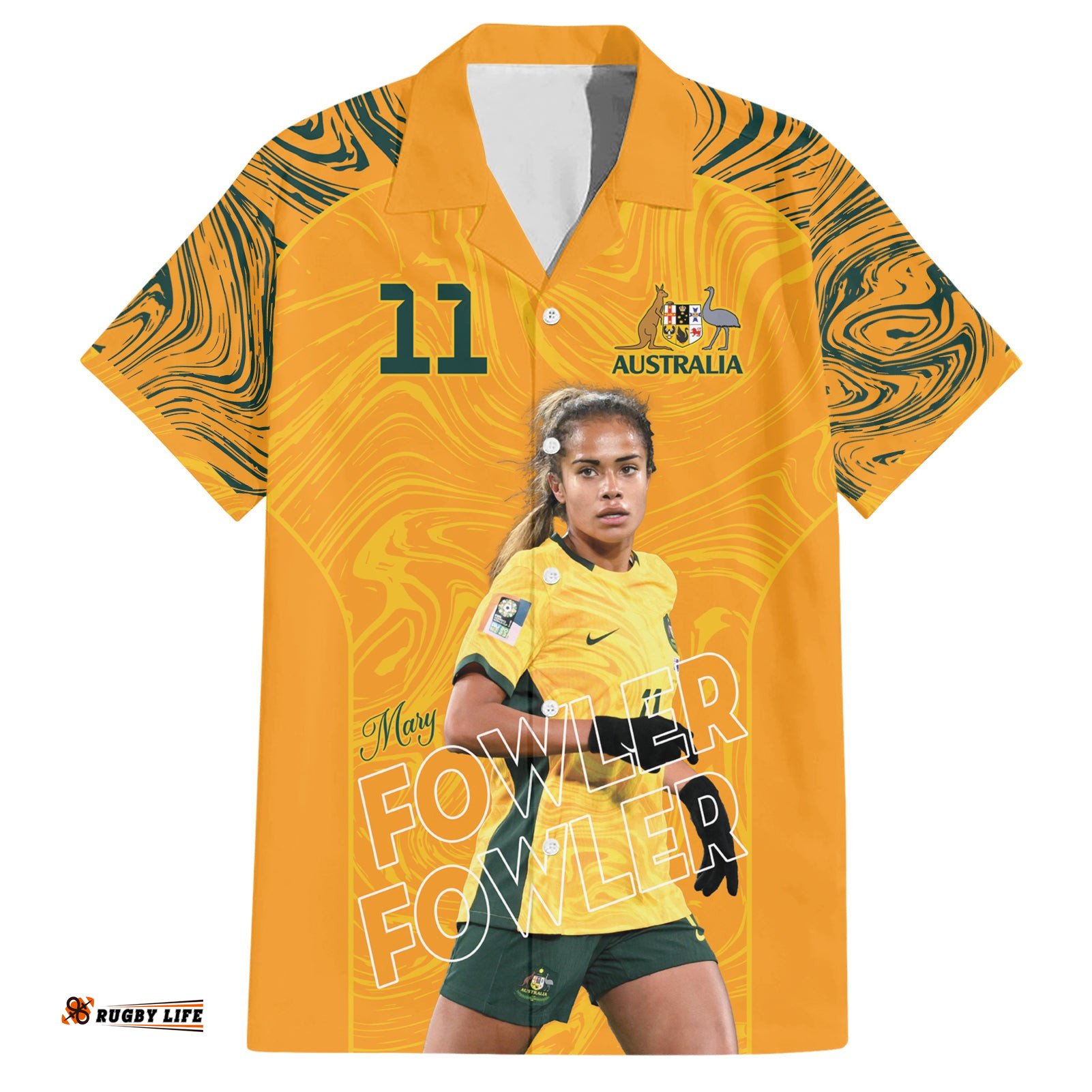 Mary Fowler Australian Matildas Hawaiian Shirt