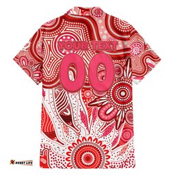 Personalised Swans NAIDOC Week 2024 Hawaiian Shirt Aussie Aboriginal Art