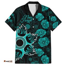 Heat Cricket Never Forget Custom Hawaiian Shirt ANZAC Day with Poppy Aboriginal
