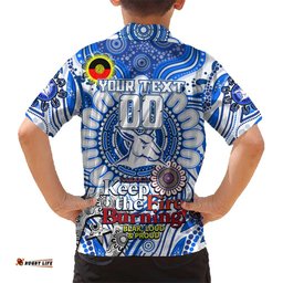 Custom North Melbourne Kangaroos NAIDOC Week 2024 Hawaiian Shirt Mascot Football