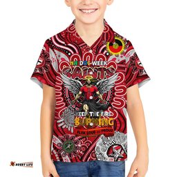 Custom St Kilda Saints NAIDOC Week 2024 Hawaiian Shirt Mascot Football