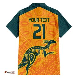Custom Australia Rugby Hawaiian Shirt Summer Paris 2024