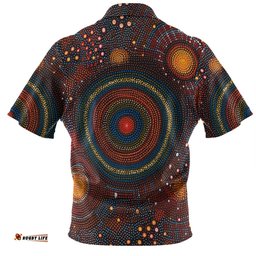 Australia Christmas Custom Hawaiian Shirt - Personalised Aboriginal Inspired Patterns Hawaiian Shirt