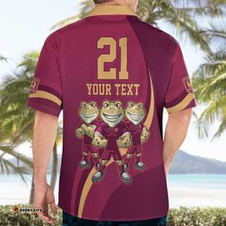 Custom QLD Maroons Cane Toad Hawaiian Shirt Queensland Origin No3