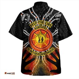Australia Hawaiian Shirt Naidoc Week Aboriginal Pattern Hand Symbols