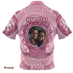 Australia Aboriginal Custom Hawaiian Shirt - Believe You Can And Hold Firmly Onto Your Dreams Personalised Photo (Pink) Hawaiian Shirt