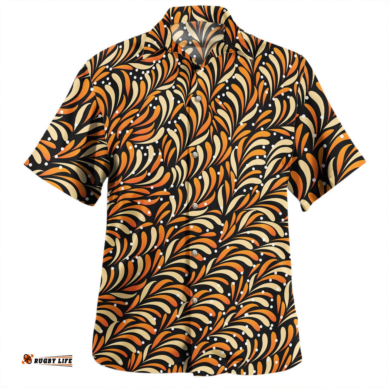 Australia Aboriginal Hawaiian Shirt - Seamless Bush Leaves Hawaiian Shirt