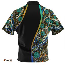Australia Aboriginal Custom Hawaiian Shirt - Color Dot Dreamtime Hawaiian Shirt