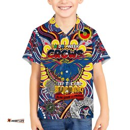 Custom Adelaide Crows NAIDOC Week 2024 Hawaiian Shirt Mascot Football