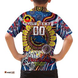 Custom Adelaide Crows NAIDOC Week 2024 Hawaiian Shirt Mascot Football