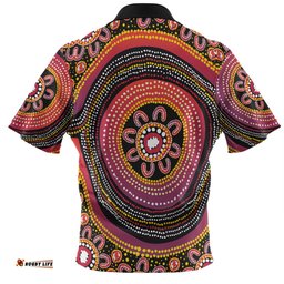 Australia Aboriginal Hawaiian Shirt - Aboriginal Dot Art Design Hawaiian Shirt