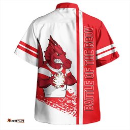 St. George Illawarra Dragons Hawaiian Shirt - St. George Illawarra Dragons Mascot Quater Style