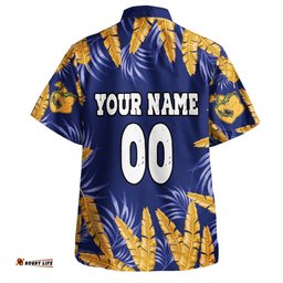 Parramatta Eels Custom Hawaiian Shirt - Tropical Patterns Parramatta Eels Hawaiian Shirt