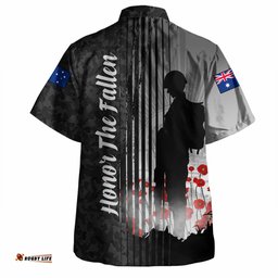 Australia Anzac Day Hawaiian Shirt - Anzac Lest We Forget The Australian Army Hawaiian Shirt