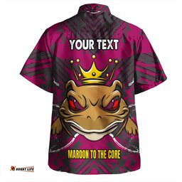 Cane Toads Sport Hawaiian Shirt - Custom Marron To The Core