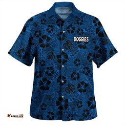 Canterbury-Bankstown Bulldogs Hawaiian Shirt - Scream With Tropical Patterns