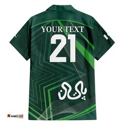 Custom Pakistan Cricket Hawaiian Shirt Go Shaheens Sporty Version