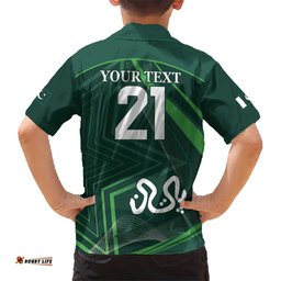 Custom Pakistan Cricket Hawaiian Shirt Go Shaheens Sporty Version