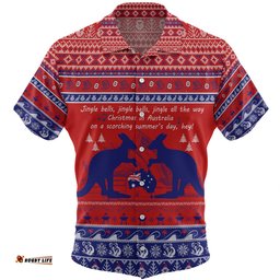 Australian Christmas Carol Christmas Hawaiian Shirt - Jingle Bells Ugly Style Hawaiian Shirt