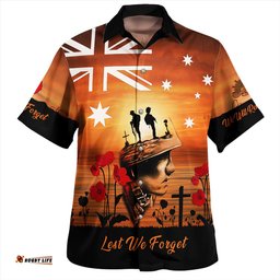 Australia Hawaiian Shirt We Will Never Forget