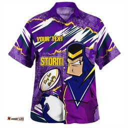 Melbourne Storm Hawaiian Shirt - Theme Song