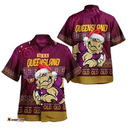 Cane Toads Hawaiian Shirt - Custom Christmas QLD Maroons Cane Toads Aboriginal Inspired