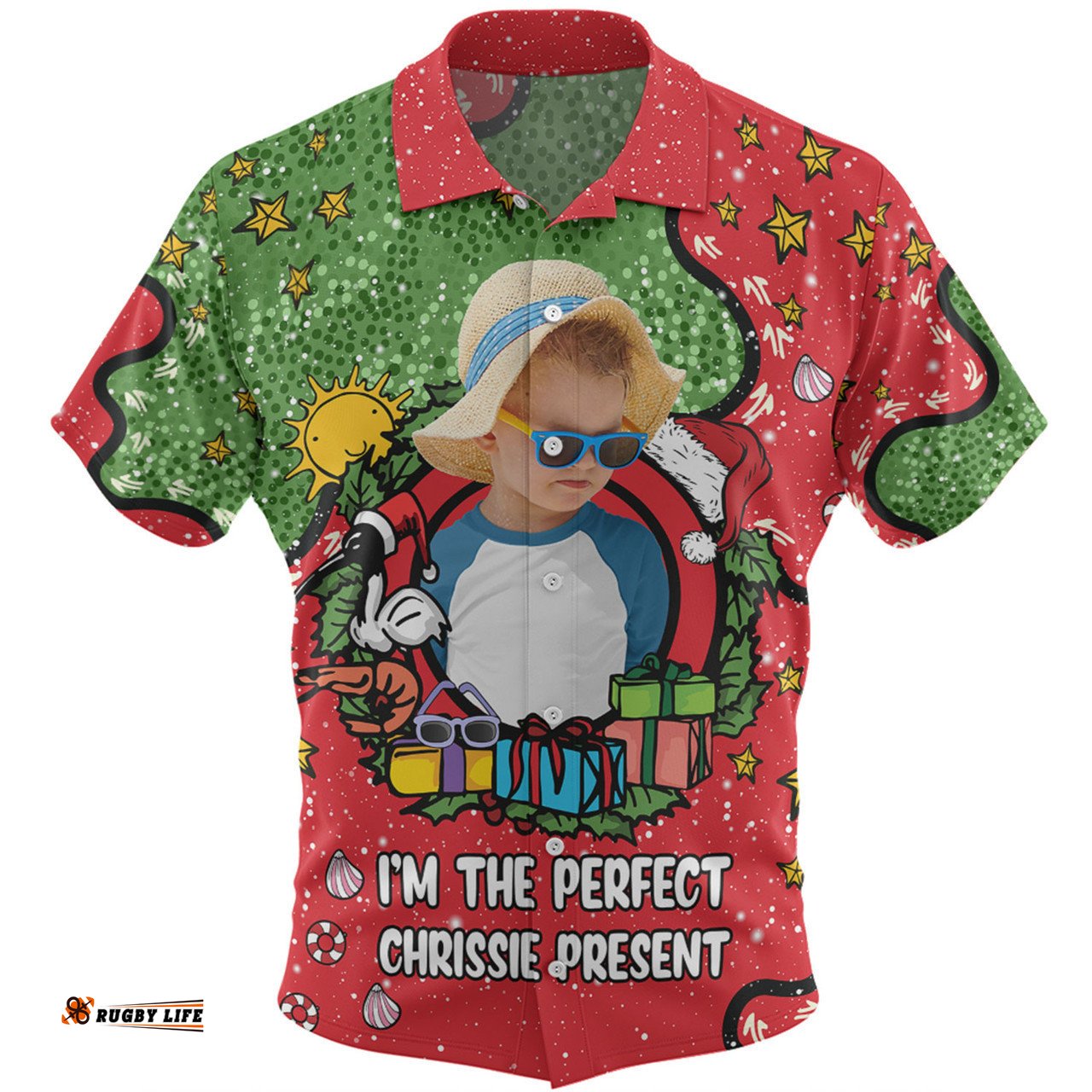 Australia Christmas Custom Hawaiian Shirt - I'm the Perfect Present Red Hawaiian Shirt