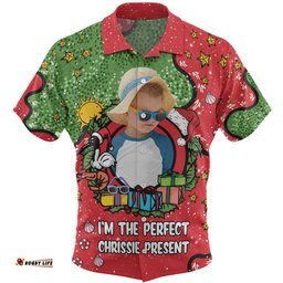 Australia Christmas Custom Hawaiian Shirt - I'm the Perfect Present Red Hawaiian Shirt