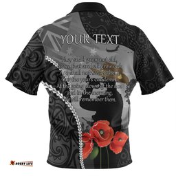 Australia Anzac Day Custom Hawaiian Shirt - Australia And New Zealand Warriors Honour The Fallen Lest We Forget Hawaiian Shirt