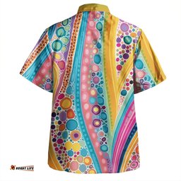 Australia Aboriginal Hawaiian Shirt - Aboriginal Colourful Dots Inspired Hawaiian Shirt
