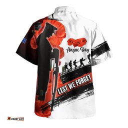 Australia Hawaiian Shirt - Custom Anzac Day Special Style ( Ver 2 )