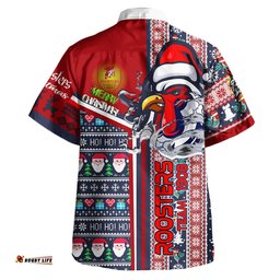 Australia Sydney Hawaiian Shirt - Super Scratch Sydney Snowflakes Ho Ho Ho Hawaiian Shirt
