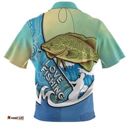 Australia Fishing Aboriginal Fishing Custom Hawaiian Shirt - Love Fishing Murray Cod In Aboriginal Art Patterns Hawaiian Shirt