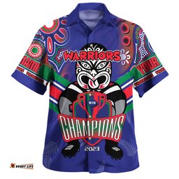 New Zealand Warriors Sport Hawaiian Shirt - Custom Talent Win Games But Teamwork And Intelligence Win Championships With Aboriginal Style