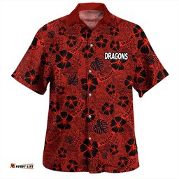 St. George Illawarra Dragons Hawaiian Shirt - Scream With Tropical Patterns