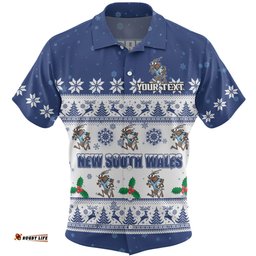 New South Wales Cockroaches Christmas Custom Hawaiian Shirt - Special Ugly Christmas Hawaiian Shirt