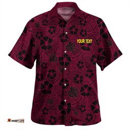 Brisbane Broncos Hawaiian Shirt - Scream With Tropical Patterns