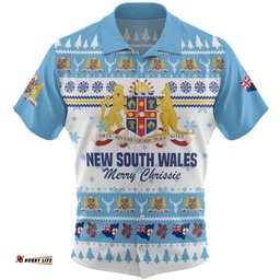 New South Wales Christmas Hawaiian Shirt - Merry Chrissie Hawaiian Shirt