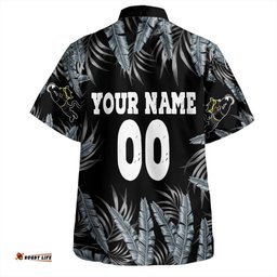 Penrith Panthers Custom Hawaiian Shirt - Tropical Patterns Penrith Panthers Hawaiian Shirt