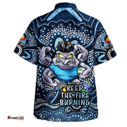 New South Wales Blues Hawaiian Shirt Aboriginal Inspired Naidoc Week Custom For Die Hard Fan Supporters