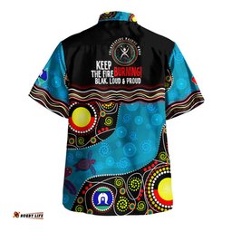 Australia Hawaiian Shirt Custom Naidoc Week Culture Art With River And Tortoise Aboriginal