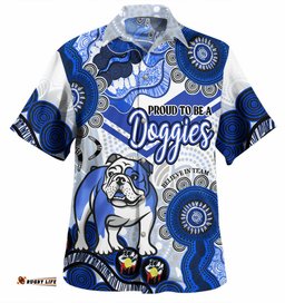 Canterbury-Bankstown Bulldogs Custom Hawaiian Shirt - Proud To Be A Doggies Home Jersey Shirt