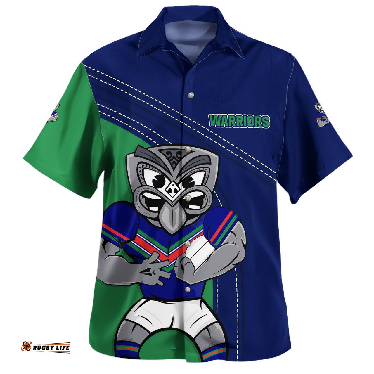 New Zealand Warriors Hawaiian Shirt Custom Team Of Us Die Hard Fan Supporters