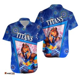 Gold Coast Titans Hawaiian Shirt Indigenous Limited Edition